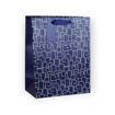 Picture of BLOCK ABSTRACT GIFT BAG DARK BLUE
